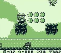 une photo d'Ã©cran de Wario Land sur Nintendo Game Boy